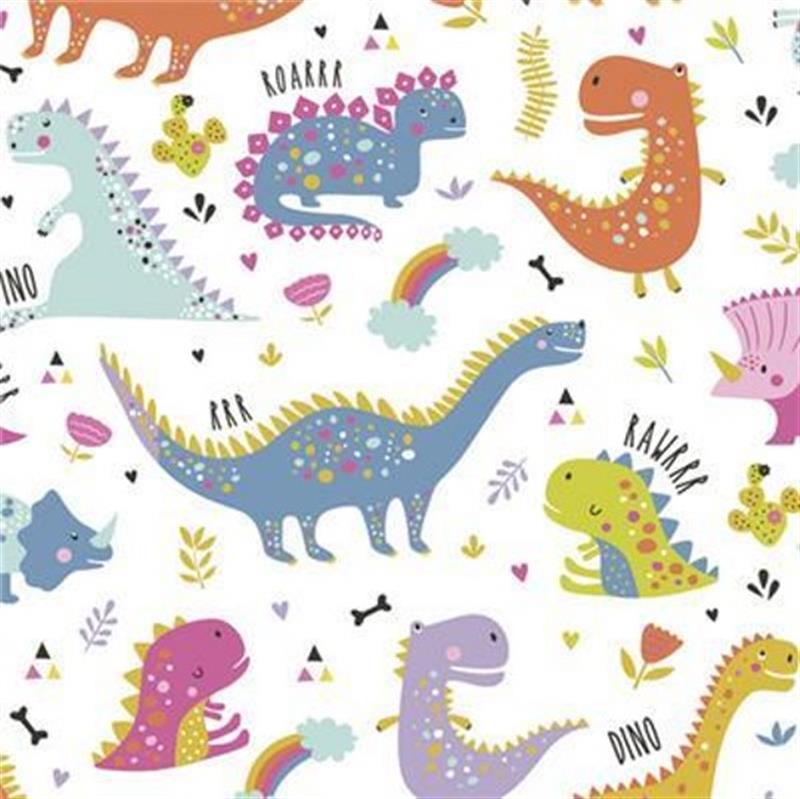 PAPER NAPKINS FUNNY DINOSAURS