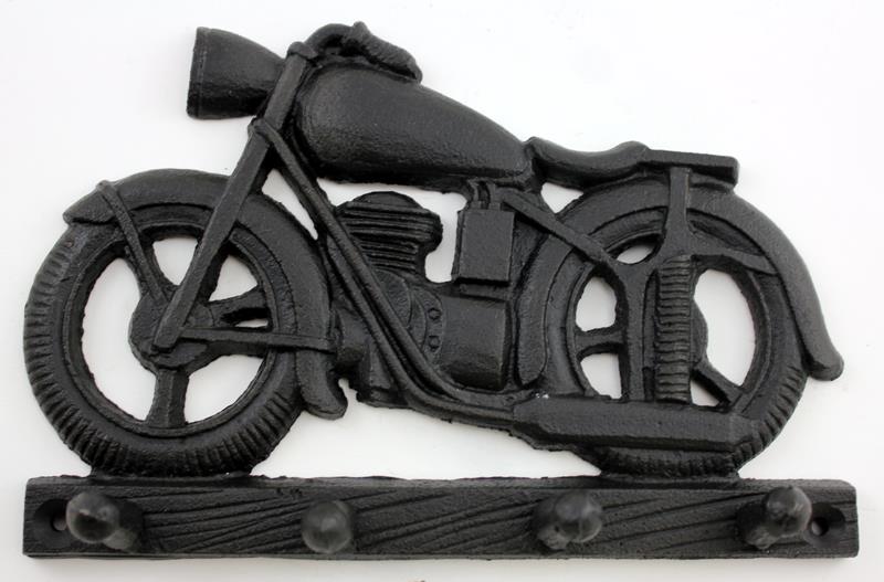 Cast Iron Motorcycle Keyrack