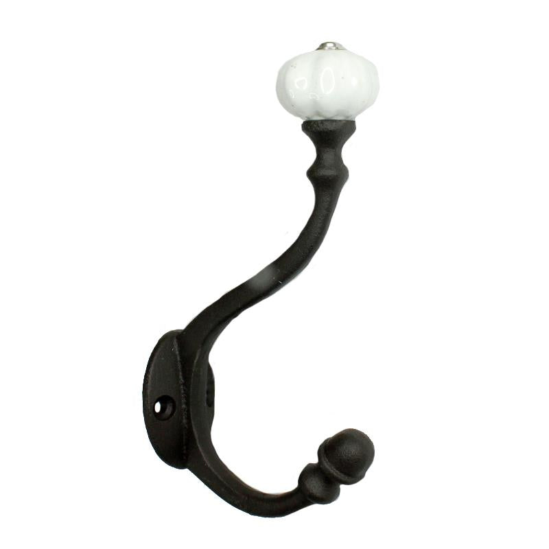 Cast Iron Hook w/Ceramic