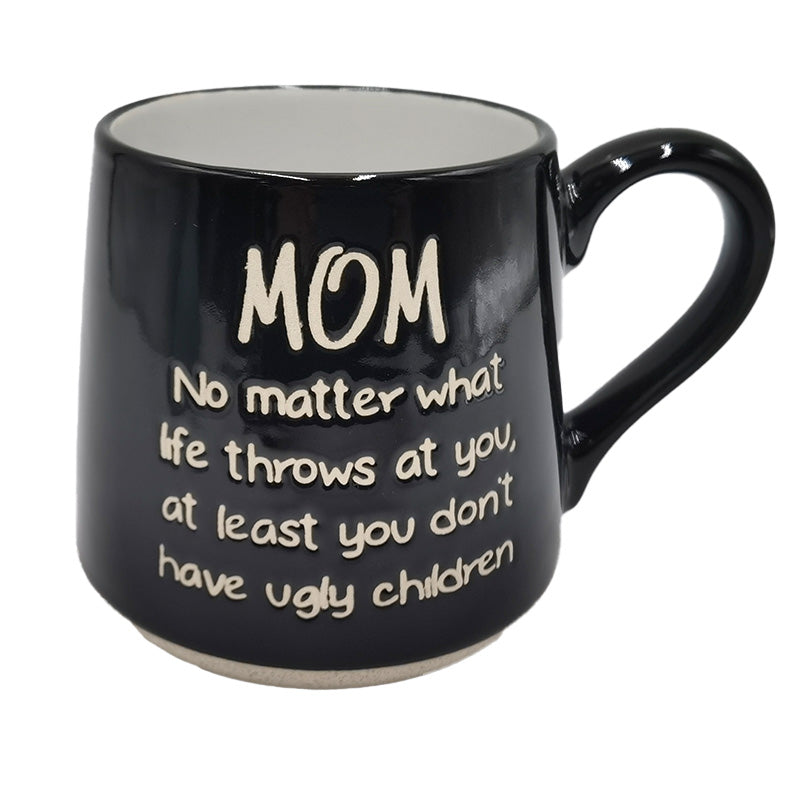 FAT BOTTOM MUG - MOM UGLY KIDS