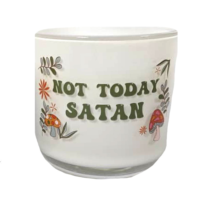 NOT TODAY SATAN SOY CANDLE 12OZ