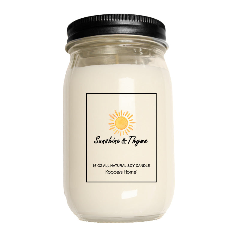 Soy Candle-Sunshine & Thyme 16oz