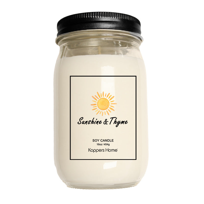 Soy Candle-Sunshine & Thyme 16oz