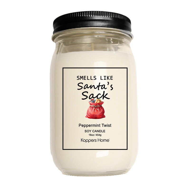 Soy Candle- Smells like Santa's Sack 16oz