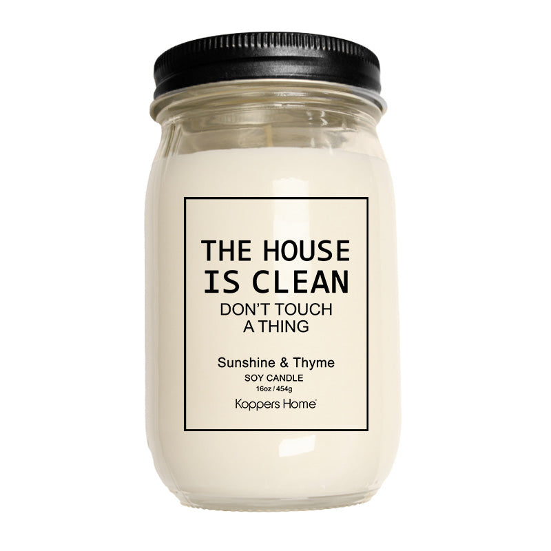 Soy Candle- House is Clean 16oz