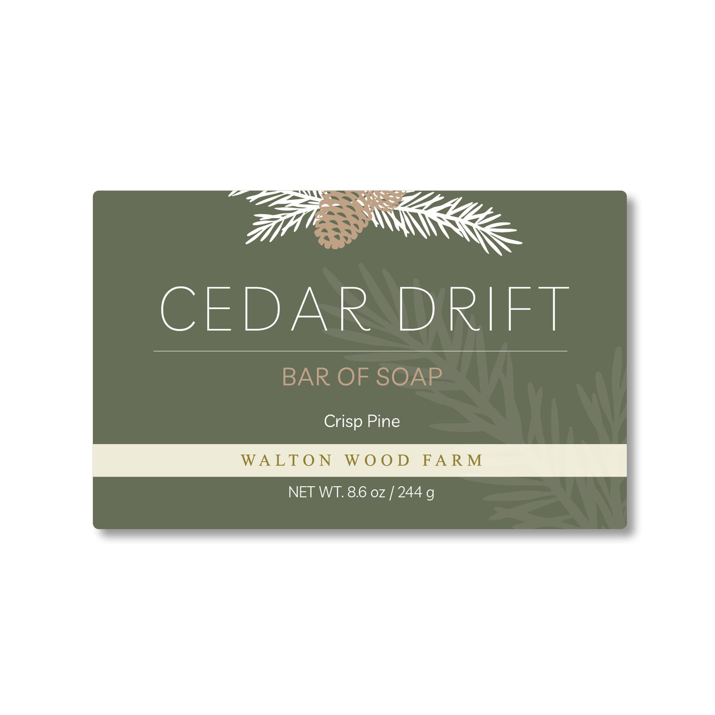 SOAP BAR- CEDAR DRIFT 8.6oz
