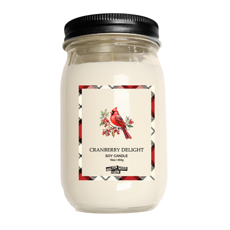 Soy Candle- Cranberry Delight 16oz