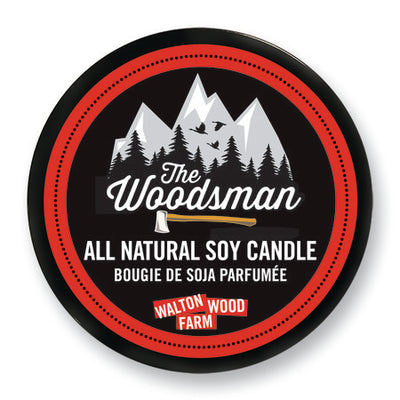Soy Candle Tin- The Woodsman 8oz