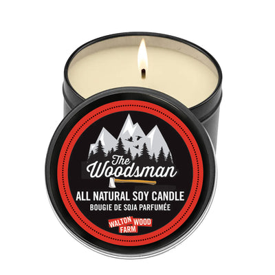 Soy Candle Tin- The Woodsman 8oz