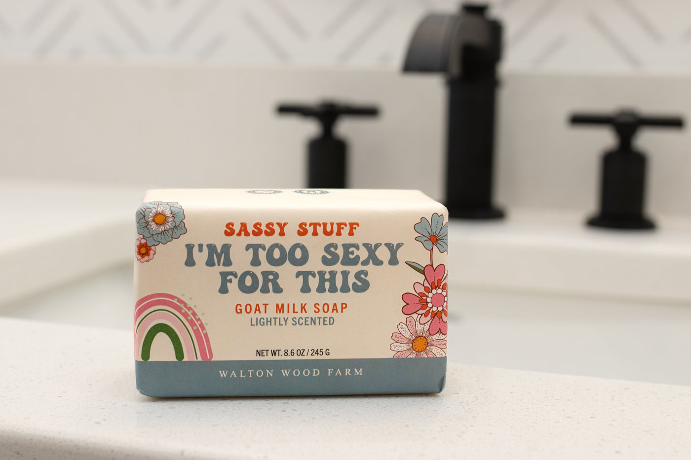 I'm too Sexy for this Soap Goat Milk Bar Soap 8.6oz