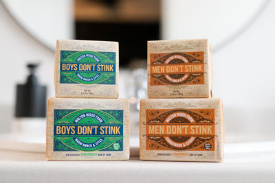Men's Don't Stink Soap -Sandalwood and Citrus 10.5 oz bar