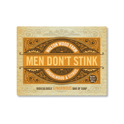 Men's Don't Stink Soap -Sandalwood and Citrus 10.5 oz bar