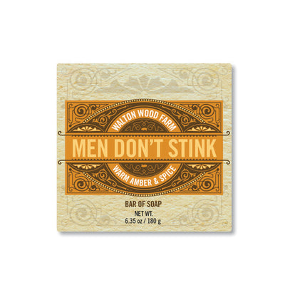 6.35oz Men Don't Stink Warm Amber & Spice