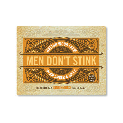 Men's Don't Stink Soap - Warm Amber & Spice 10.5 oz bar