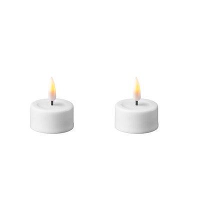 DELUXE HOME WHITE TEALIGHTS 4X5CM/1.6X2 IN