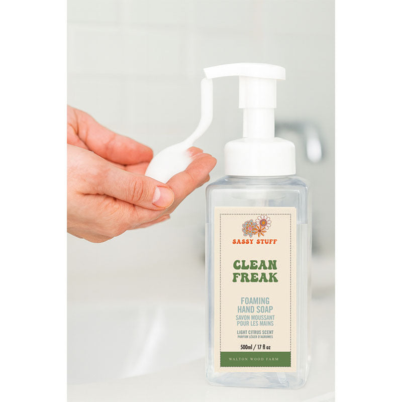 Clean Freak Sassy Stuff Foaming Hand Soap 17oz – Walton Wood Farm