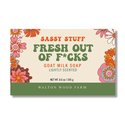 Fresh Out of F*cks Goat Milk Bar Soap 8.6oz