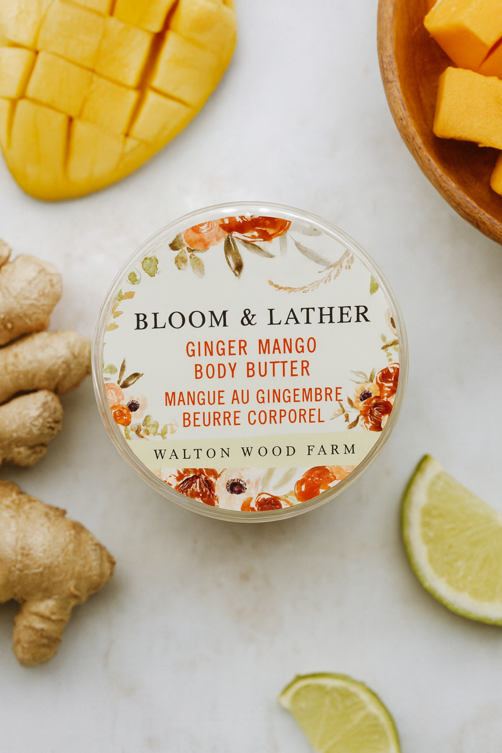 GINGER MANGO BODY BUTTER 8oz