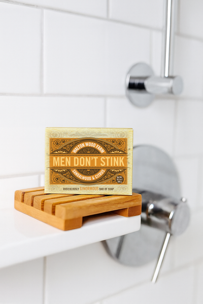 Men's Don't Stink Soap -Sandalwood and Citrus 10.5 oz bar