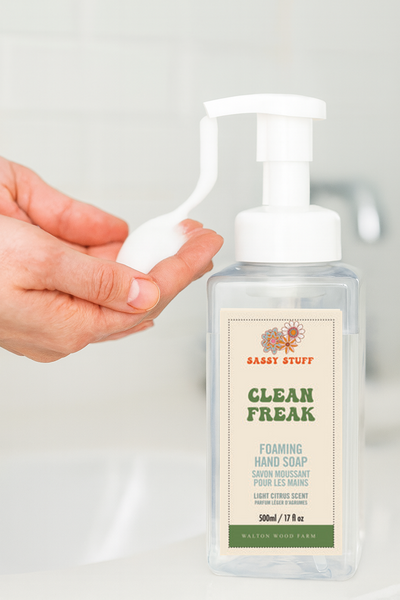 Sassy Stuff Foaming Hand Soap- Clean Freak 17oz