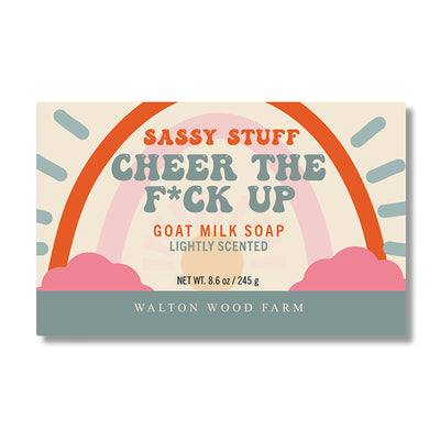 Cheer the F*ck Up  Goat Milk Bar Soap 8.6oz