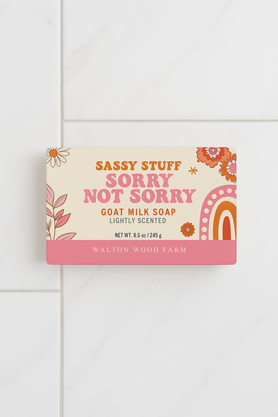 Sorry...Not Sorry Goat Milk Bar Soap 8.6oz