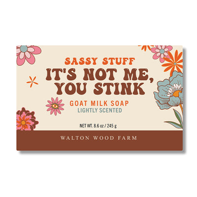 It's Not Me, You Stink Goat Milk Bar Soap 8.6oz