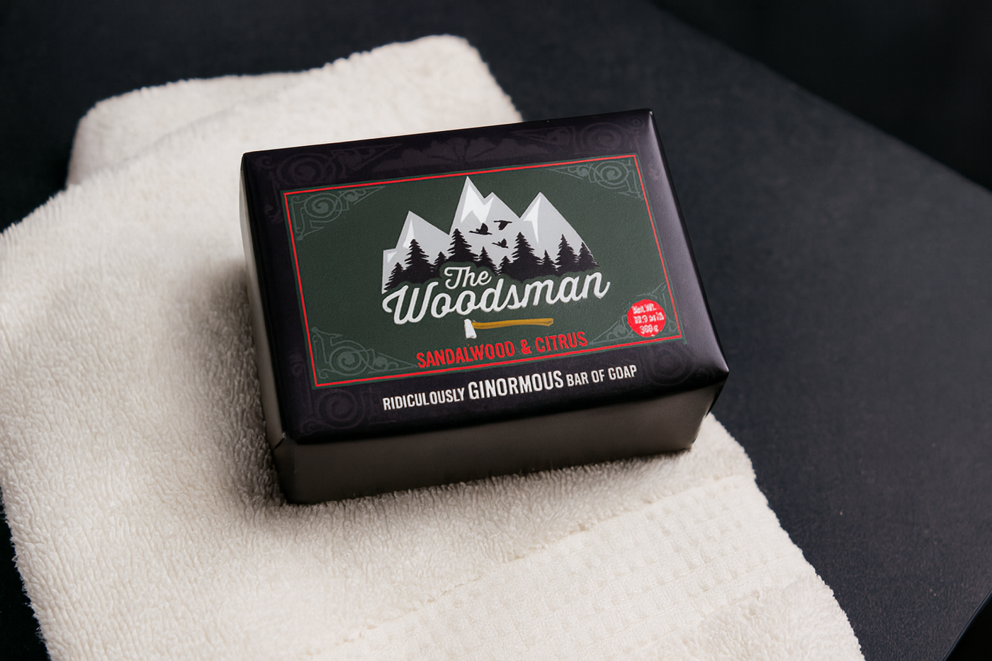 The Woodsman - Sandalwood & Citrus 10.5 oz Soap Bar