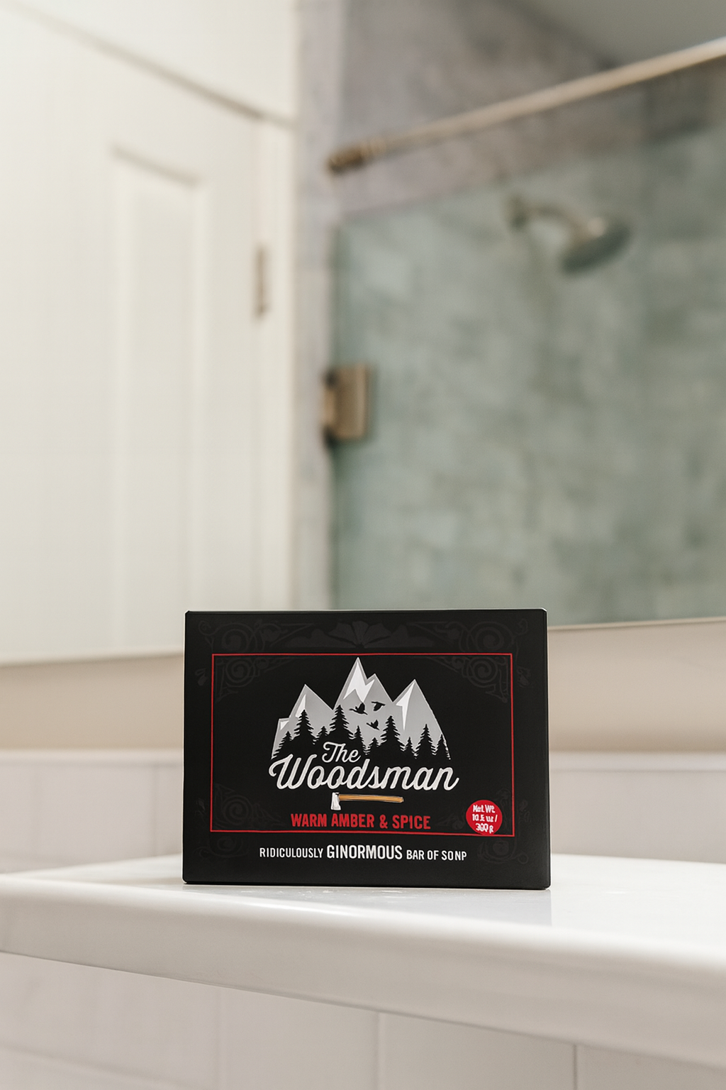 The Woodsman - Warm Amber & Spice 10.5 oz Soap Bar