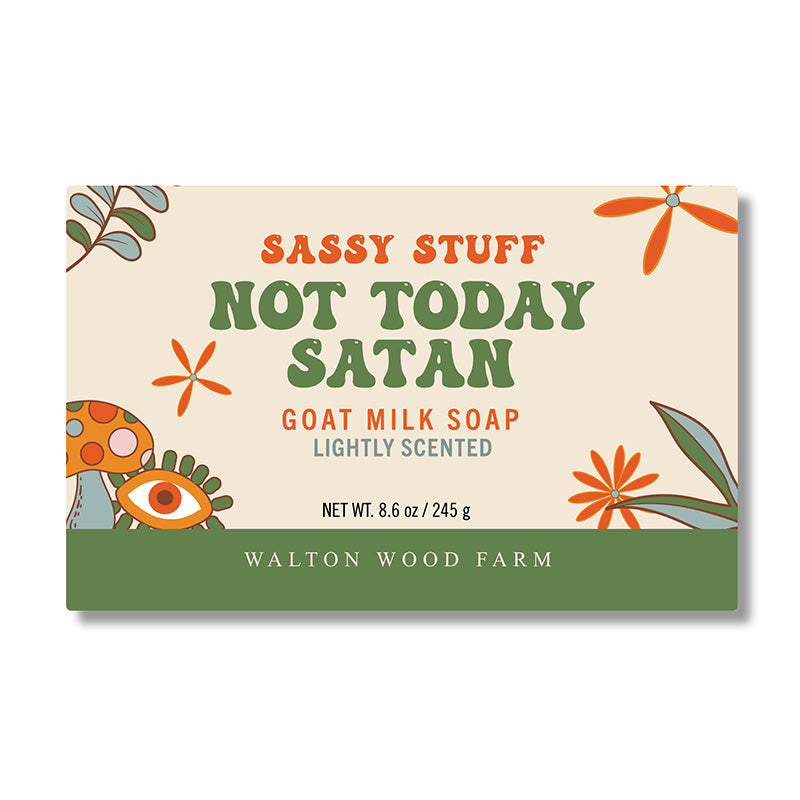 Not Today Satan Goat Milk Bar Soap 8.6oz