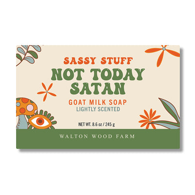Not Today Satan Goat Milk Bar Soap 8.6oz