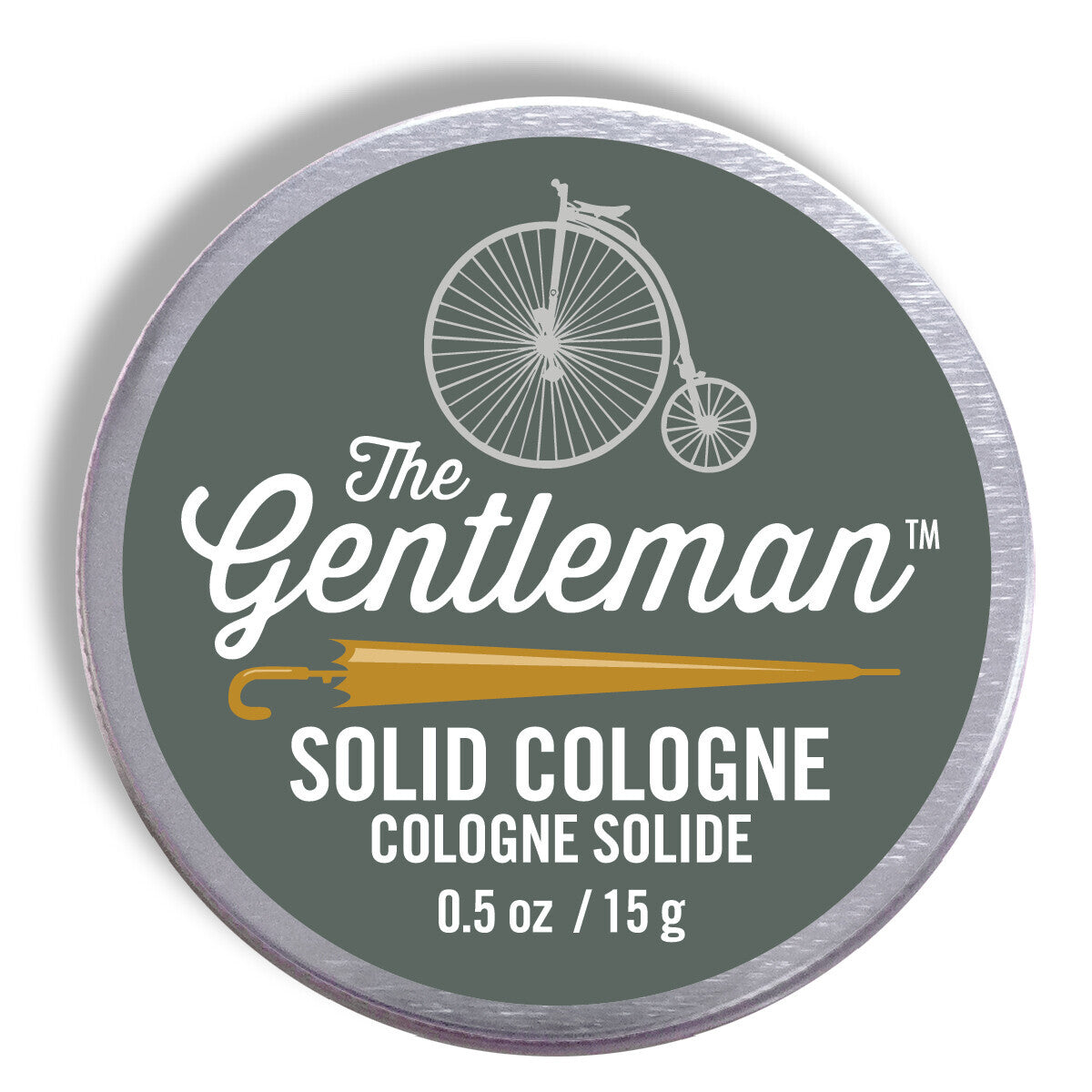 Gentleman Mini Solid Cologne, .5 oz